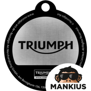 KEY RING TRIUMPH LOGO 48046