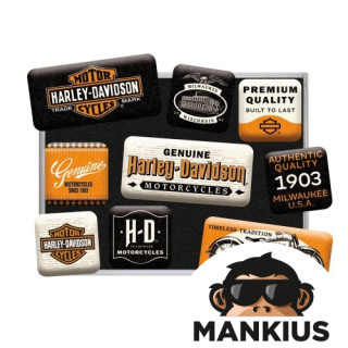 MAGNET HARLEY DAVIDSON 9 PCS 83133