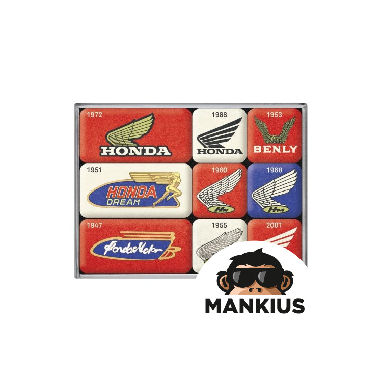 MAGNET HONDA MC LOGO 9 PCS 83132