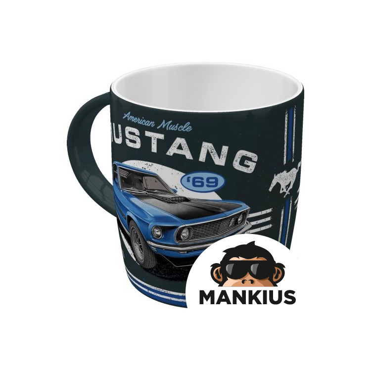 MUG FORD MUSTANG MACH I BLUE 43090