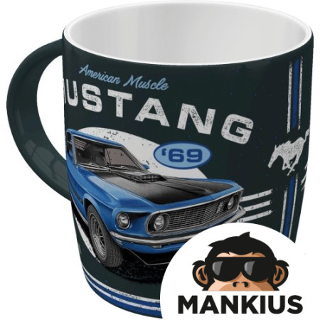 MUG FORD MUSTANG MACH I BLUE 43090