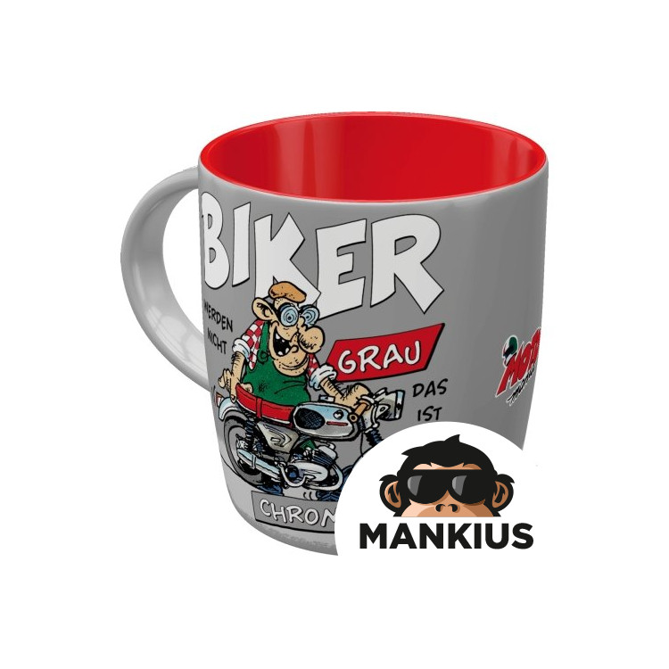 MUG MOTOMANIA BIKER CHROM 43084