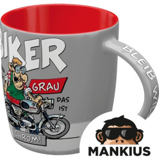 MUG MOTOMANIA BIKER CHROM 43084