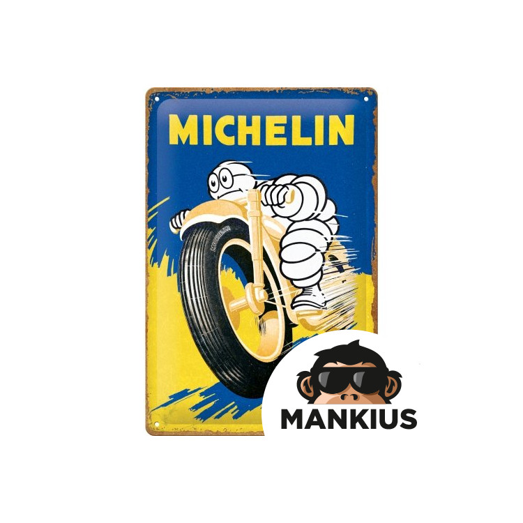 TIN SIGN 20x30 MICHELIN MOTORCYCLE 22406