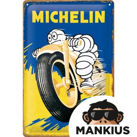 TIN SIGN 20x30 MICHELIN MOTORCYCLE 22406