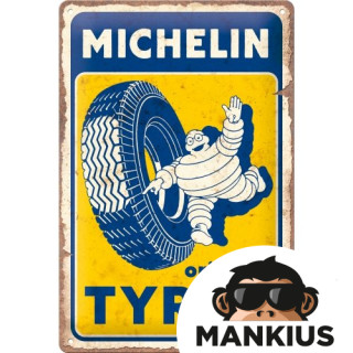 TIN SIGN 20x30 MICHELIN ORIGINAL 22405