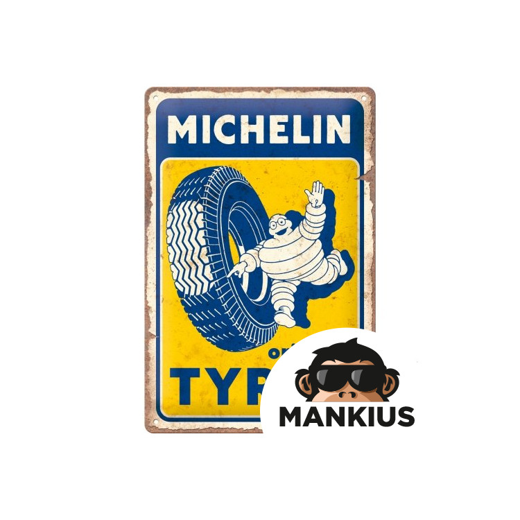 TIN SIGN 20x30 MICHELIN ORIGINAL 22405