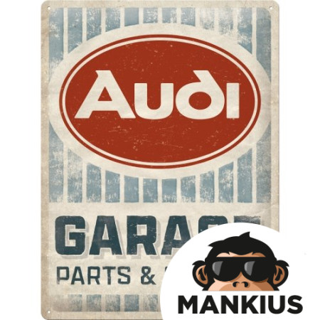 TIN SIGN 30x40 AUDI GARAGE 23349