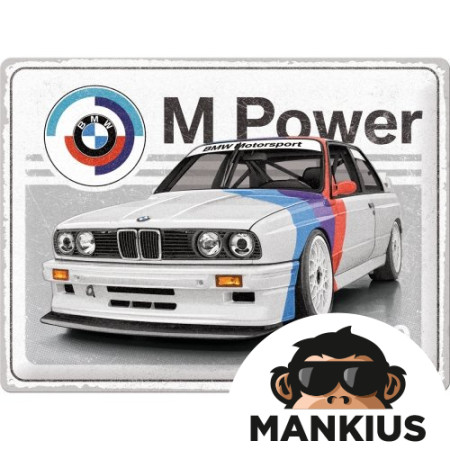 TIN SIGN 30x40 BMW M-POWER E30 SPORT 23352