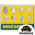 TIN SIGN 30x40 MICHELIN LOGO EVOLUTION 23359