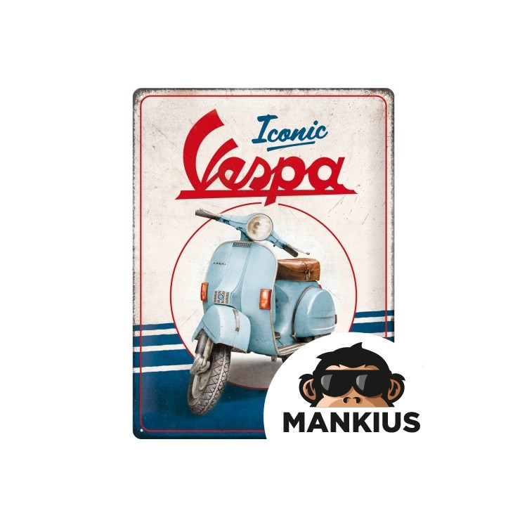 TIN SIGN 30x40 VESPA ICONIC SIN 1946 23354