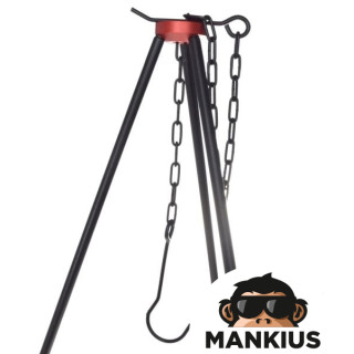 TRIPOD, CAMP FIRE POT HANGER