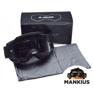 CHARGER GOGGLE BLACK CLEAR VISOR