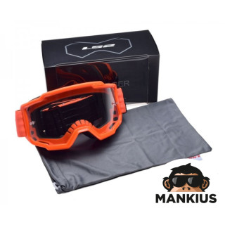 CHARGER GOGGLE ORANGE CLEAR VISOR