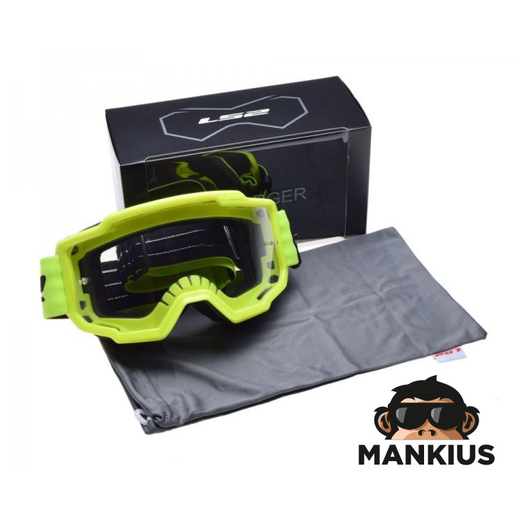 CHARGER GOGGLE YELLOW CLEAR VISOR