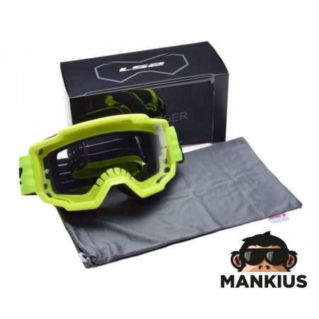 CHARGER GOGGLE YELLOW CLEAR VISOR