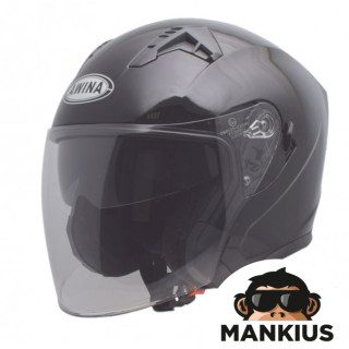 HELMET OPEN FACE TYPE JK528 BLACK L ECE