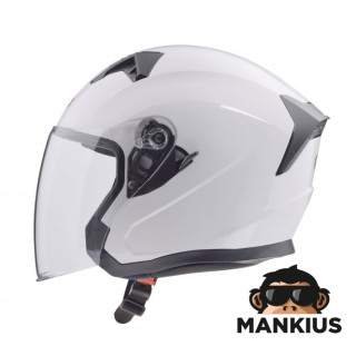 HELMET OPEN FACE TYPE JK528 WHITE XS ECE