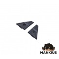 MX702/MX708 AIR VENT REAR MATT BLACK