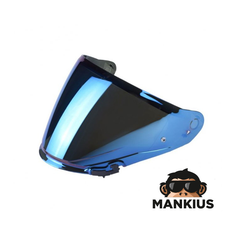 OF603 VISOR IRIDIUM BLUE