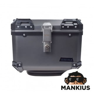 TOP CASE 45L 43.5x38x34 cm TITANIUM