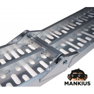 RAMP, FOLDABLE ALUMINIUM, L:223cm,W:28cm,MAX 340kg ATV