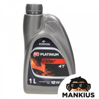 OIL PLATINUM RIDER 4T 10W-40 1L SEMISYNTETIC