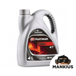 OIL PLATINUM RIDER 4T 10W-40 4L SEMISYNTETIC