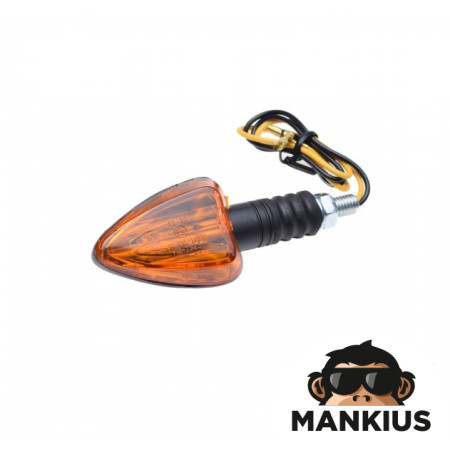 LAMP, TURN SIGNAL, CONE, AMBER LENS, CUTS ECE