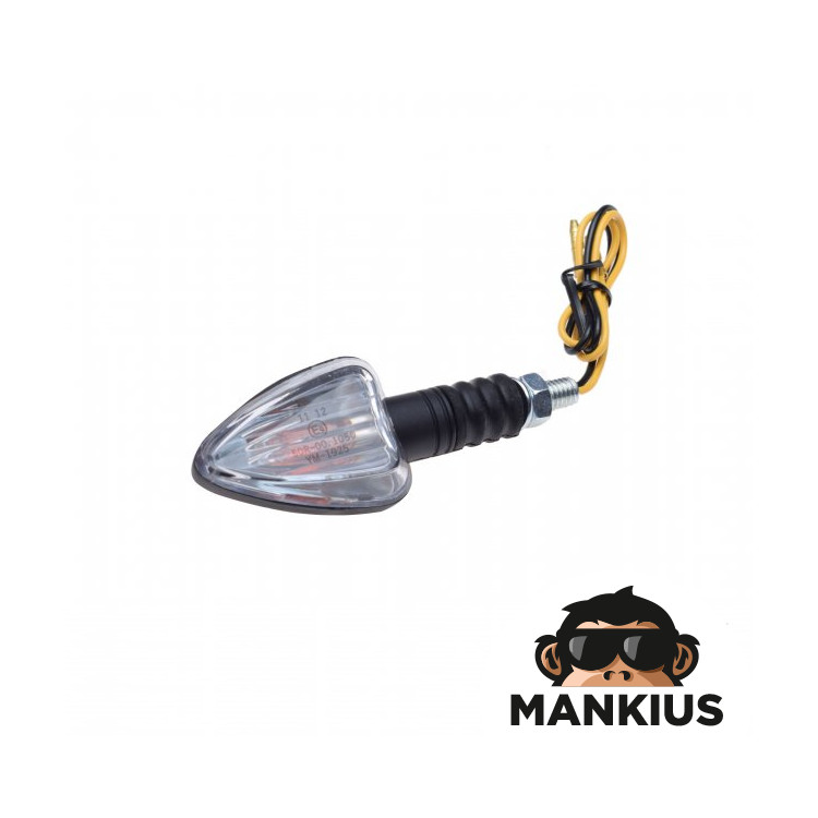 LAMP, TURN SIGNAL, CONE, CLEAR LENS, CUTS ECE