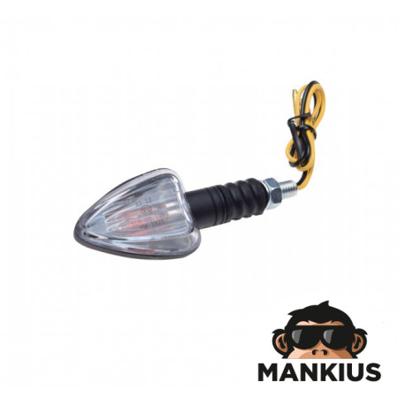 LAMP, TURN SIGNAL, CONE, CLEAR LENS, CUTS ECE