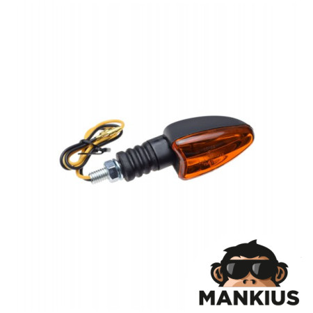 LAMP, TURN SIGNAL, OVAL AMBER LENS, LEFT FRONT 12V23W ECE