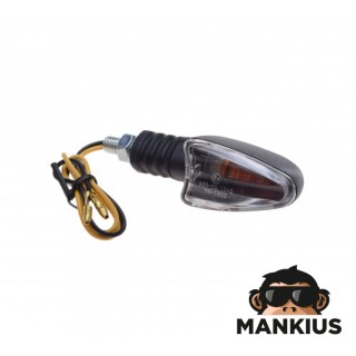 LAMP, TURN SIGNAL, OVAL, CLEAR LENS, LEFT FRONT ECE