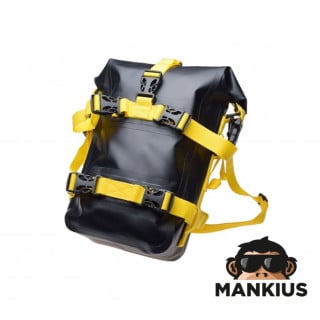 CRASH BAR BAG, BLACK+YELLOW