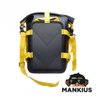 CRASH BAR BAG, BLACK+YELLOW