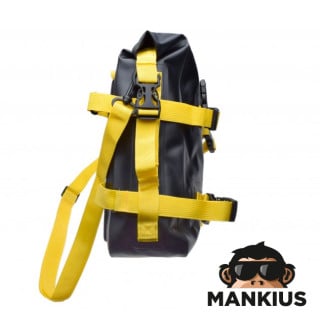 CRASH BAR BAG, BLACK+YELLOW