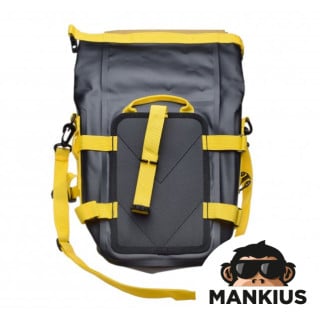 CRASH BAR BAG, BLACK+YELLOW