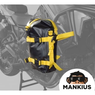 CRASH BAR BAG, BLACK+YELLOW