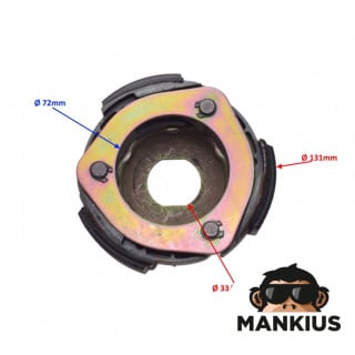 SHOE ASSY, CLUTCH PIAGGIO MP3 BEVERLY 250 300