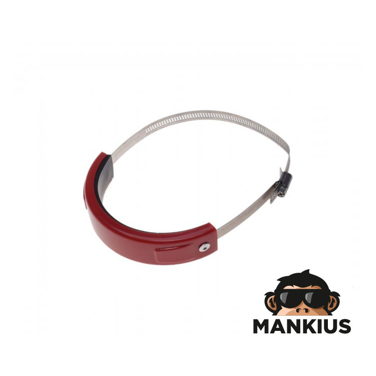 COVER, MUFFLER 100-140MM RED