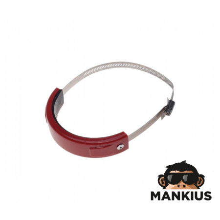 COVER, MUFFLER 100-140MM RED