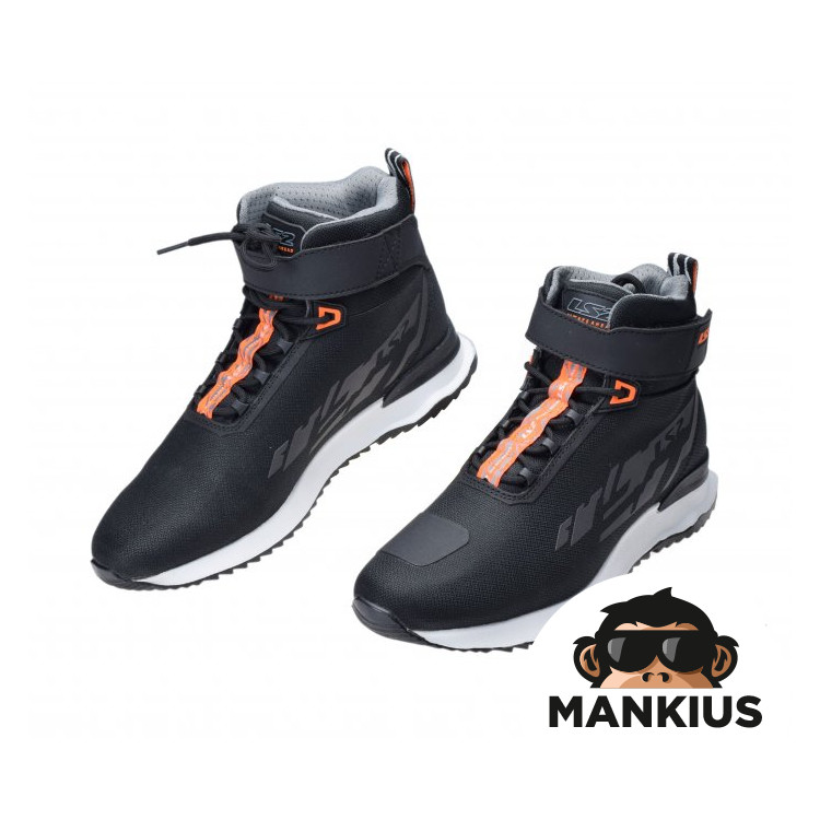 LS2 ACRUX MAN BOOTS BLACK H-V ORANGE 40