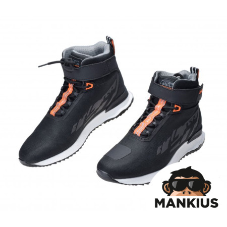 LS2 ACRUX MAN BOOTS BLACK H-V ORANGE 40