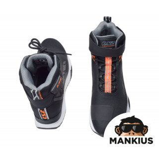 LS2 ACRUX MAN BOOTS BLACK H-V ORANGE 40