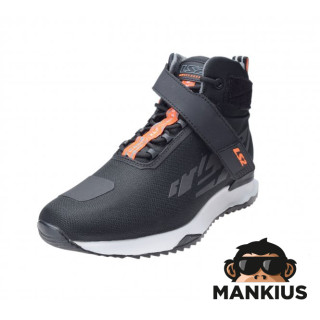 LS2 ACRUX MAN BOOTS BLACK H-V ORANGE 40