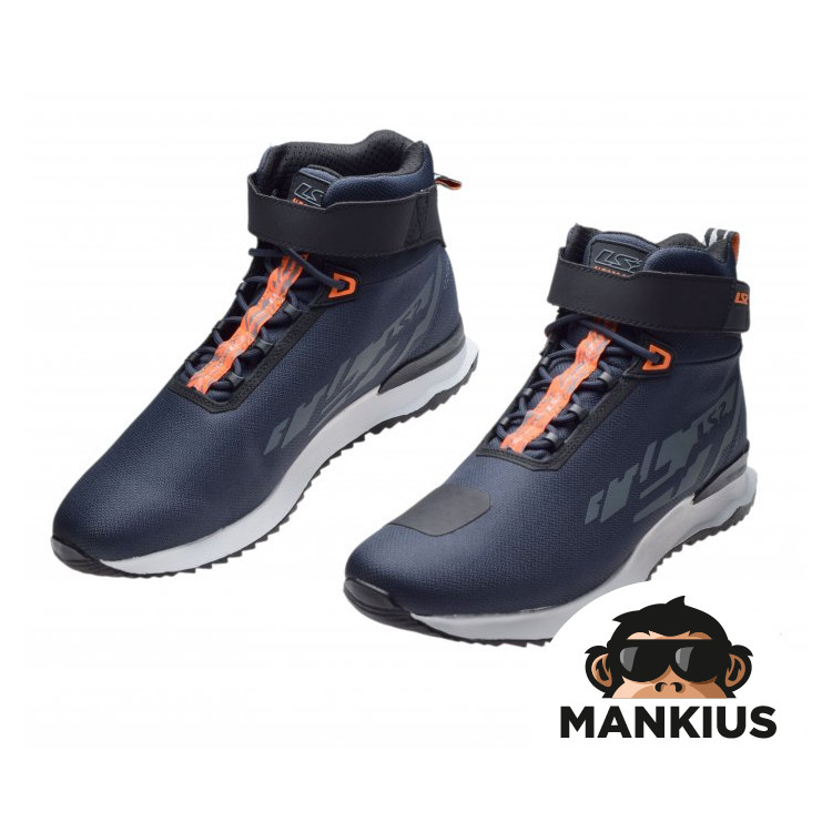 LS2 ACRUX MAN BOOTS DARK BLUE H-V ORANGE 39