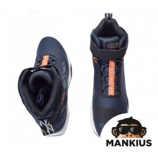 LS2 ACRUX MAN BOOTS DARK BLUE H-V ORANGE 39