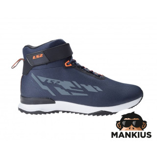 LS2 ACRUX MAN BOOTS DARK BLUE H-V ORANGE 39