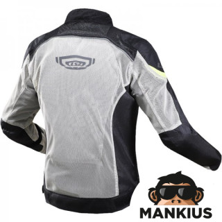 LS2 AIRY JACKET EVO LADY BLACK GREY YELLOW L