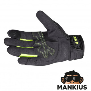 LS2 KUBRA MAN GLOVES ANTHR. H-V YEL. L